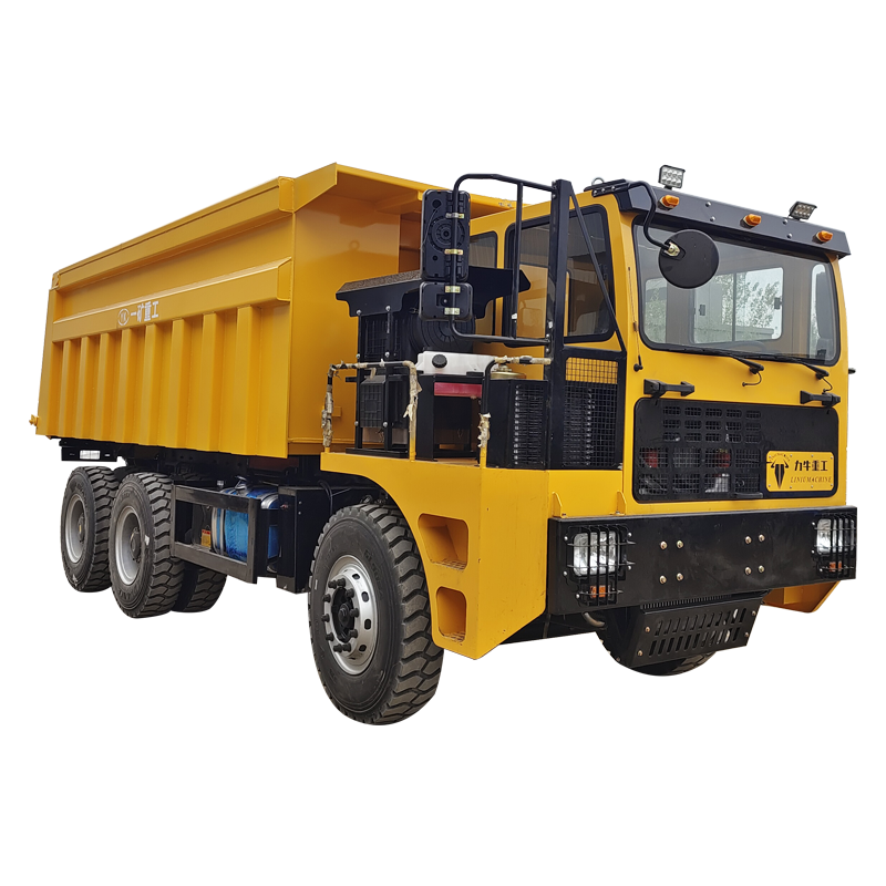 力牛礦安標(biāo)志UQ-35噸礦山井下專(zhuān)用運(yùn)輸車(chē) 礦用巷道渣土車(chē)濕式制動(dòng)